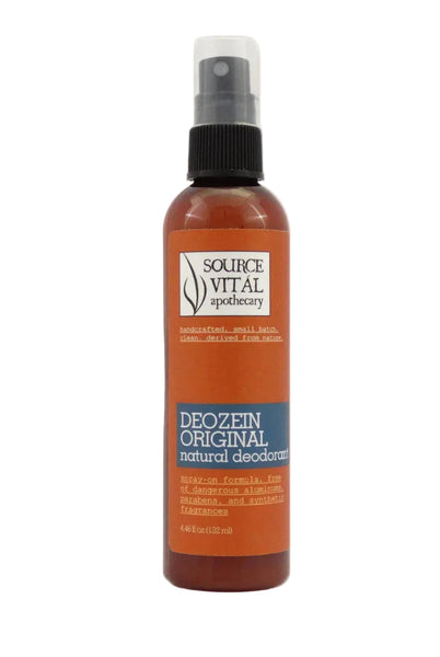 Deozein Natural Deodorant - Original Spray Formula - Dangerous Aluminum Free